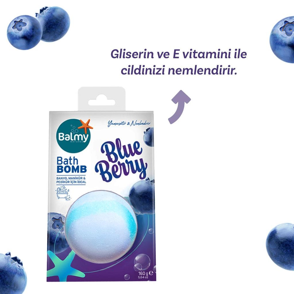 Balmy Banyo Topu Blueberry 160 gr