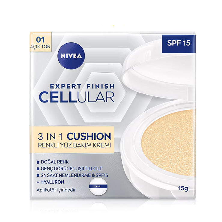 Nivea Cellular 3-in-1 Cushion SPF 15 Light Tone 15g