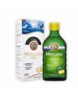 Möllers Cod Liver Oil with Omega-3, Vitamins A, D, E - Natural Lemon Flavor, 8.45 fl oz - Vitamin & Supplement