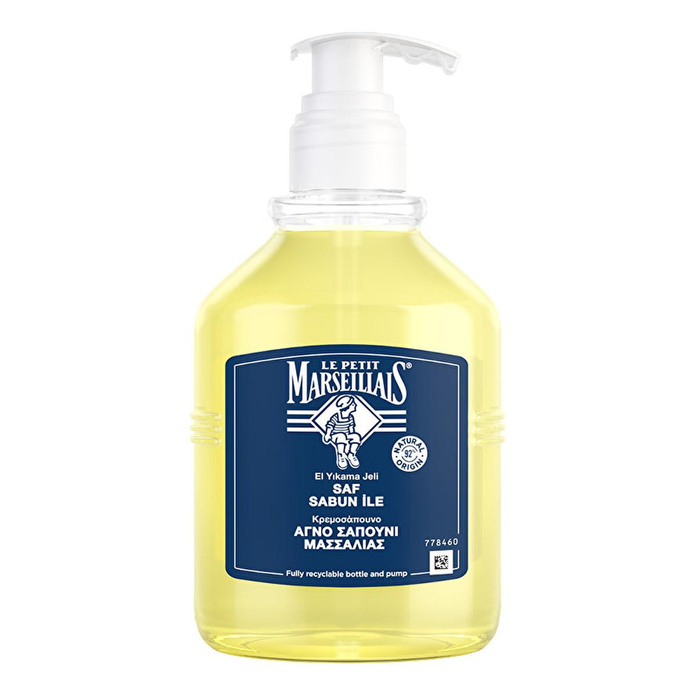 Le Petit Marseillais Natural Liquid Soap with Olive Oil - Gentle Skincare for Sensitive Skin, Vegan Skincare Products - Soap