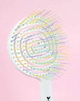Nascita Pro Hair Brush - GemTips Detangling Brush for Wet & Dry Hair, Anti-Static, Gentle on Scalp Nascita Pro GemTips Detangling Brush - Gentle Hair Care hair brush, detangling brush, GemTips technology, anti-static hair brush, wet and dry hair brush, gentle hair care, scalp massage, hair detangling, hair styling, white hair brush, Nascita Pro
