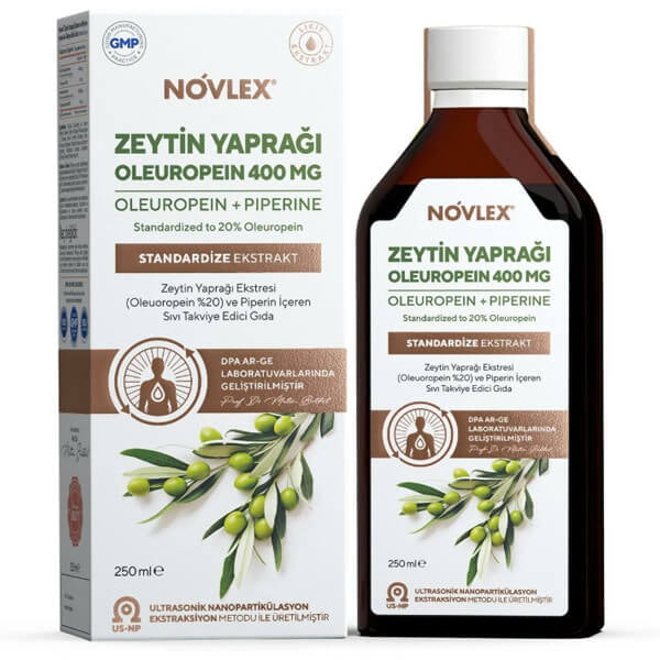 Biomet Novlex Olive Leaf Extract Liquid Supplement 250ml