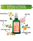 Weleda Stretch Mark Oil for Pregnancy - Natural Stretch Mark Prevention, 3.38 fl oz Weleda Stretch Oil for Pregnancy - Natural & Effective stretch mark oil, pregnancy skincare, natural stretch mark prevention, Weleda Mama Anne Çatlak Yağı, pregnancy stretch oil, natural skincare, expectant mothers, stretch mark prevention, chemical-free, hypoallergenic, Almond oil, Wheat germ oil, Jojoba, Arnica extract