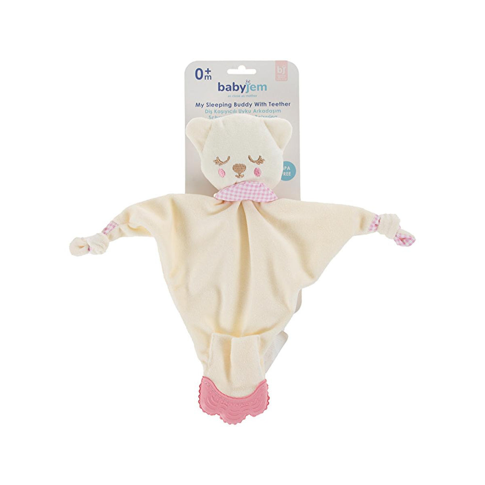 Babyjem Soft Teething Toy and Sleep Companion for Infants - Machine Washable, 0-18 Months, Cotton-Polyester - view 3
