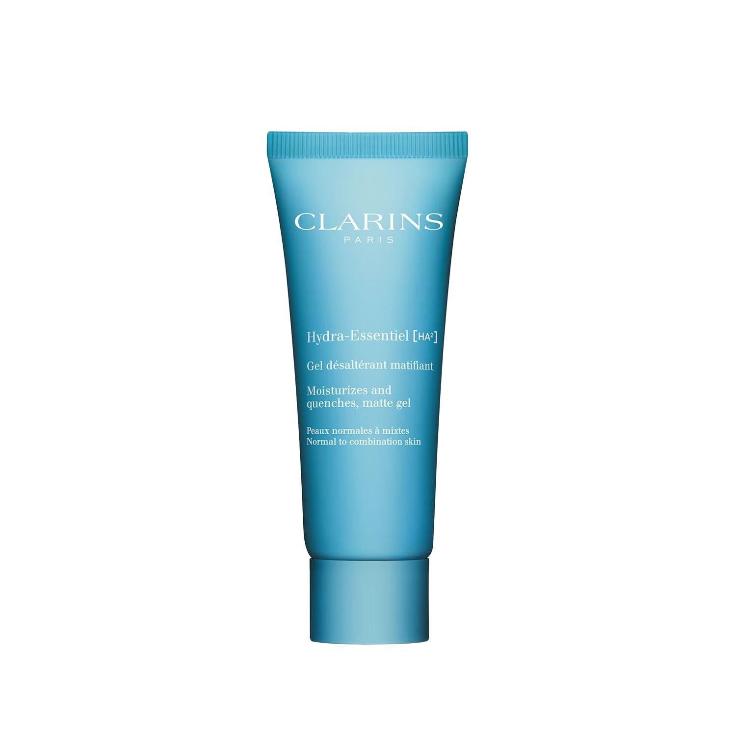 Clarins Hydra-Essentiel Matte Moisturizer Gel - 75ml: Hydrates, Controls Oil & Shine for Oily/Combination Skin - Lightweight & Fast Absorbing Facial Gel Clarins Matte Moisturizer: Hydrate & Control Oil - 75ml Clarins moisturizer, Hydra-Essentiel gel, Matte moisturizer, Oily skin moisturizer, Combination skin moisturizer, Hydrating gel, Oil control moisturizer, Shine control, Facial moisturizer, moisturizer, oily skin, combination skin, hydrating, matte, gel, skincare, beauty, facial care, shine free, oil co