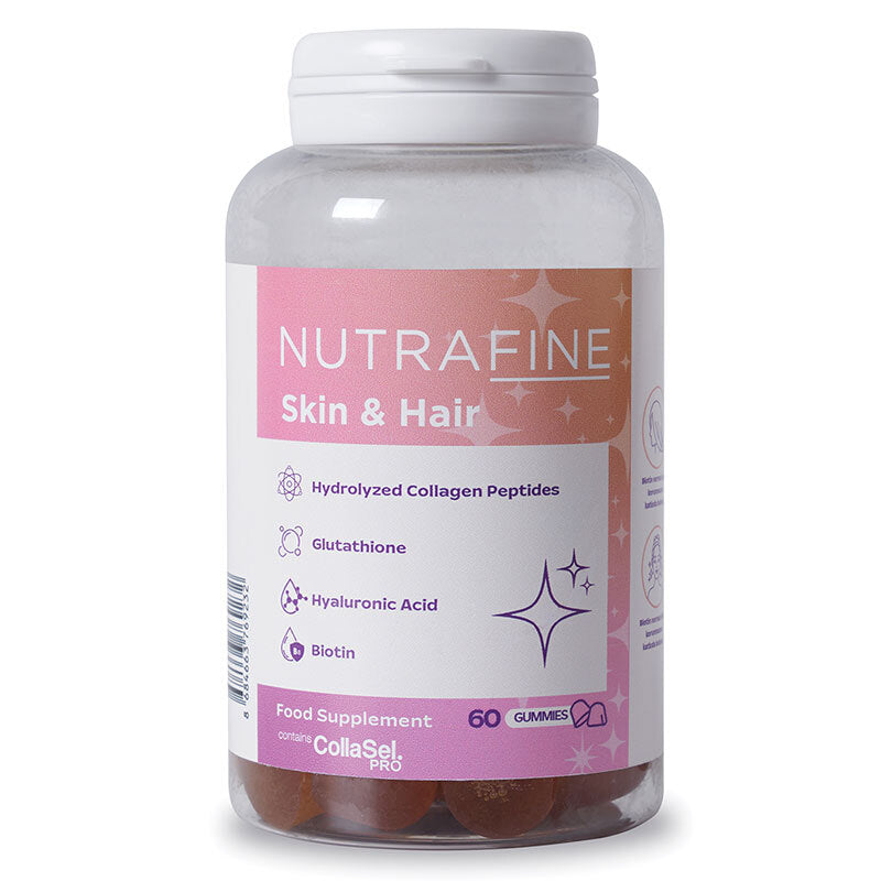Nutrafine Skin & Hair Collagen Gummies for Beauty Support 60ct