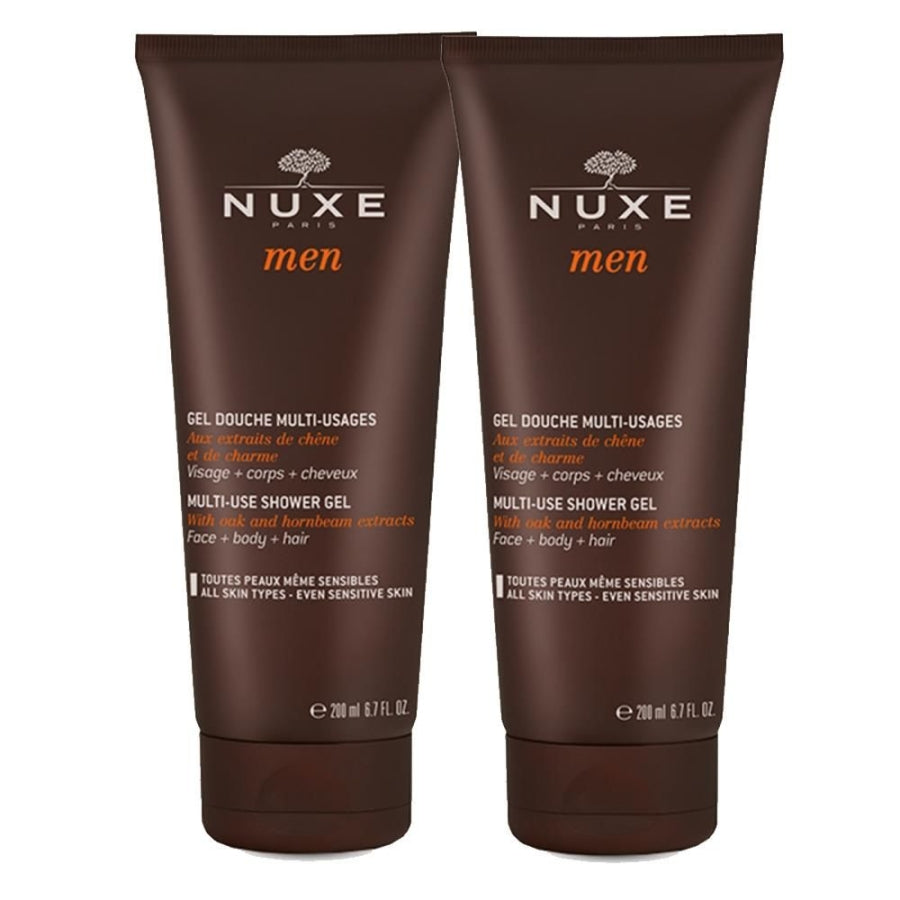 Nuxe Men Shower Gel for Face, Body & Hair 2x200 ml Set