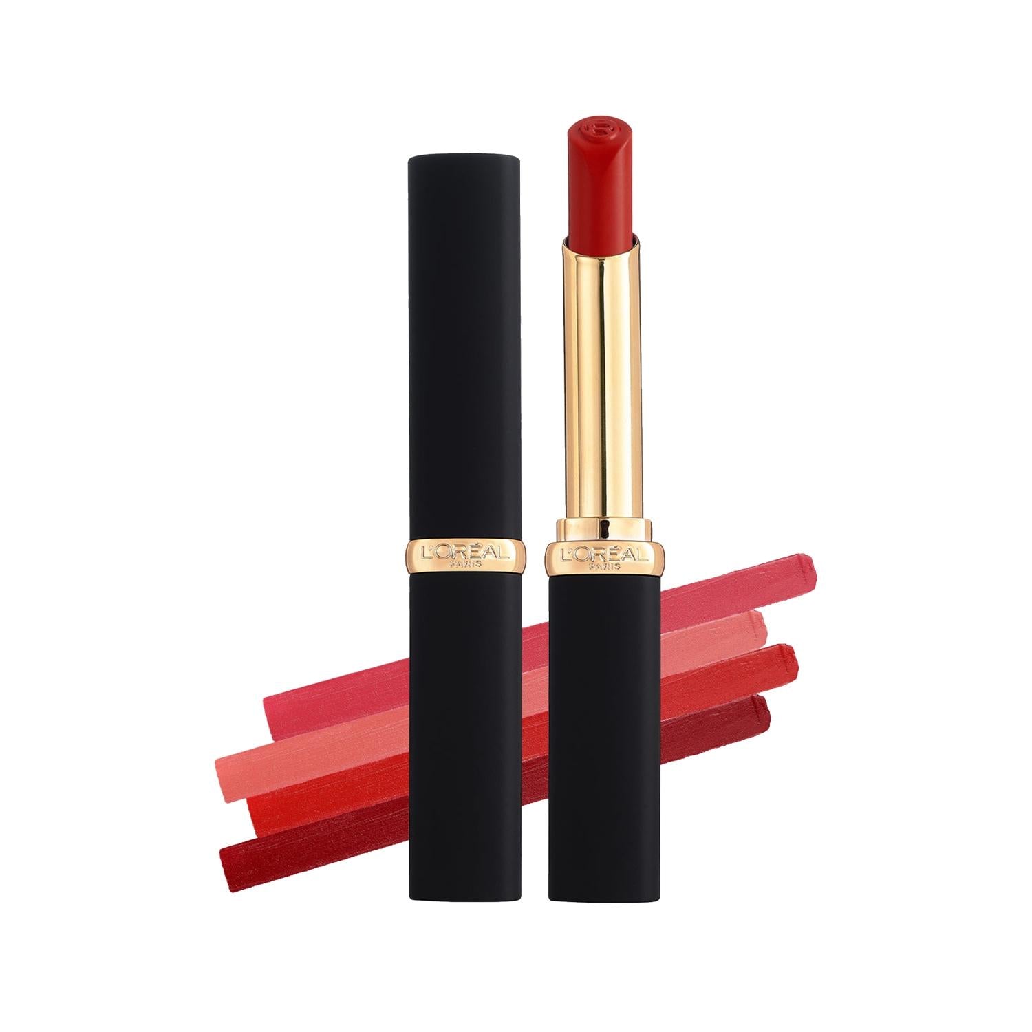 Loreal Paris Color Riche Intense Volume Matte Lipstick - Rouge Determination 346 Loreal Paris Color Riche Matte Lipstick - Rouge Determination Loreal Paris Lipstick, Matte Lipstick, Rouge Determination, Color Riche Lipstick, Intense Volume Matte Lip Color, Lip Color, Matte Finish, Bold Lip Color, Cosmetics, Makeup, Lipstick, Rouge Determination 346, Affordable Cosmetics
