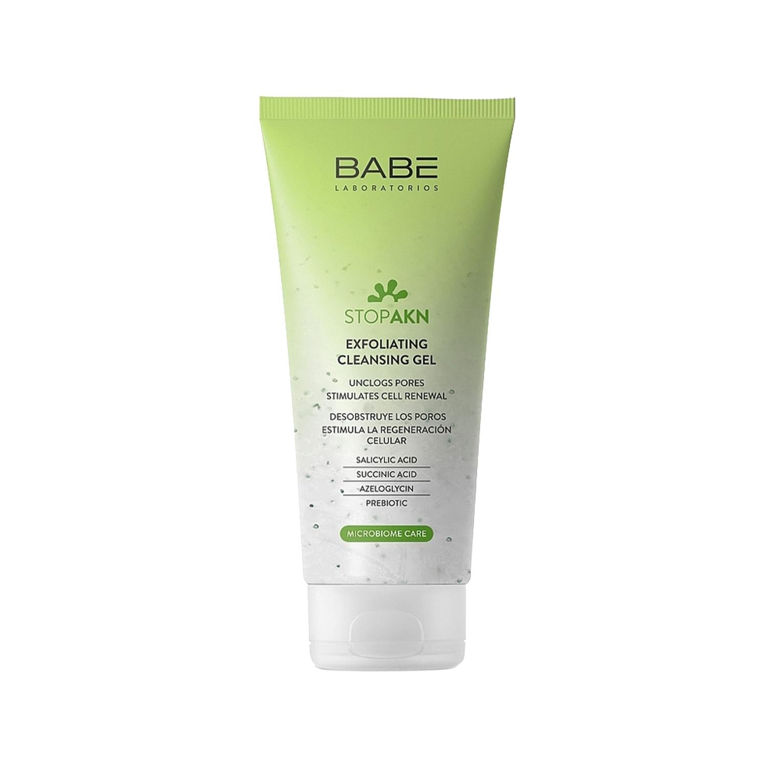 Babe Stop Akn Exfoliating Cleansing Gel: Unclog Pores, Fight Acne, & Reveal Radiant Skin - 6.76 fl oz Babe Stop Akn Exfoliating Cleansing Gel - Acne & Pore Control exfoliating cleansing gel, acne cleansing gel, Babe Stop Akn, exfoliating face wash, blemish control cleanser, pore cleansing gel, skin exfoliating cleanser, acne-prone skin, exfoliating skincare, cleansing products, exfoliation, cleansing, face wash, blemish control, pore cleansing, skin exfoliating, skincare, beauty, acne treatment, blackheads,