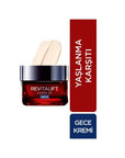 Loreal Paris Revitalift Lazer X3 Anti-Aging Night Cream for Fine Lines & Wrinkles - 1.69 fl oz Loreal Paris Revitalift Lazer X3 Anti-Aging Night Cream - 1.69 fl oz Anti-Aging Night Cream, Loreal Paris Revitalift, Lazer X3, Yoğun Yaşlanma Karşıtı Gece Bakım Kremi, Anti-Aging Skincare, Skincare, Night Cream, Anti-Aging, Fine Lines, Wrinkles, Hydrating, Nourishing, Even Skin Tone, Pro-Kalsiyum, Adenosine, Pure Retinol, LHA, Konsantre Pro-Xylane, Cosmetics, Beauty, Skincare Routine