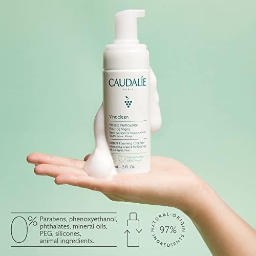 Caudalie Vinoclean Instant Foaming Cleanser - Natural Origin Vegan Facial Cleanser for Sensitive Skin Caudalie Vinoclean Instant Foaming Cleanser - Natural Vegan Facial Cleanser Caudalie Vinoclean, Instant Foaming Cleanser, Natural origin skincare, Vegan facial cleanser, Gentle cleansing for sensitive skin, Facial cleanser, Natural skincare, Vegan skincare, Sensitive skin care, Cruelty-free cosmetics, Eco-friendly skincare, Facial wash, Skincare routine, Clean beauty, Green beauty