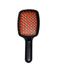 Janeke Curvy M Open Back Hairbrush Chrome Orange SP508A