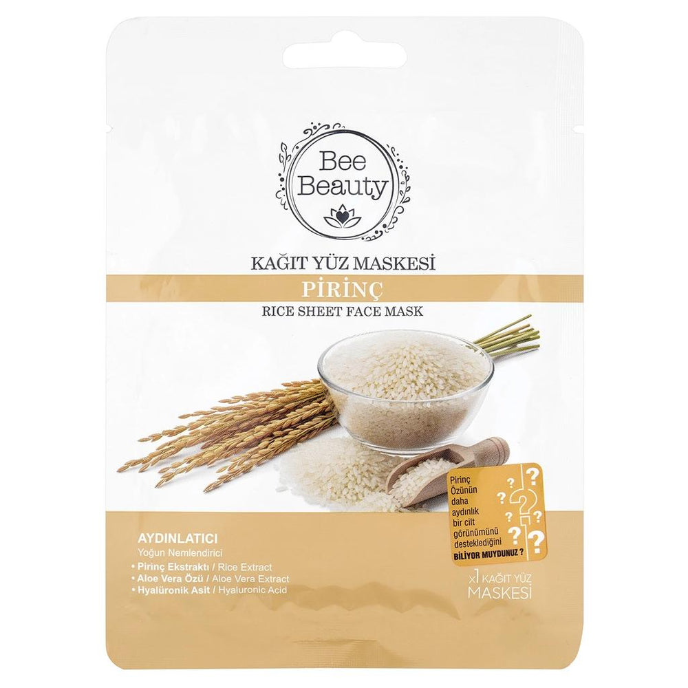 Bee Beauty Rice Face Mask for Brightening & Glow 25 ml