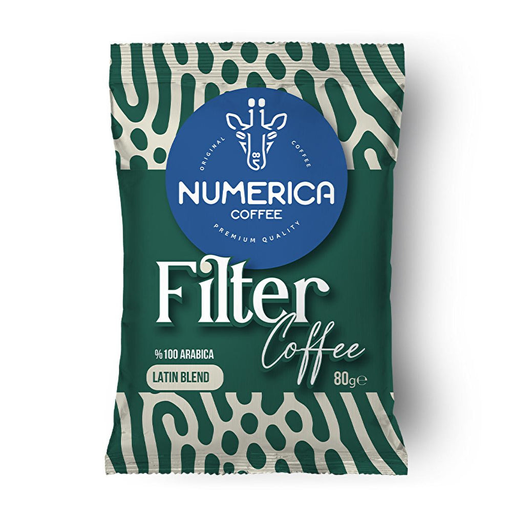 Numerica 100% Arabica Latin American Ground Coffee - Rich Flavor & Strong Brew - Food & Candy