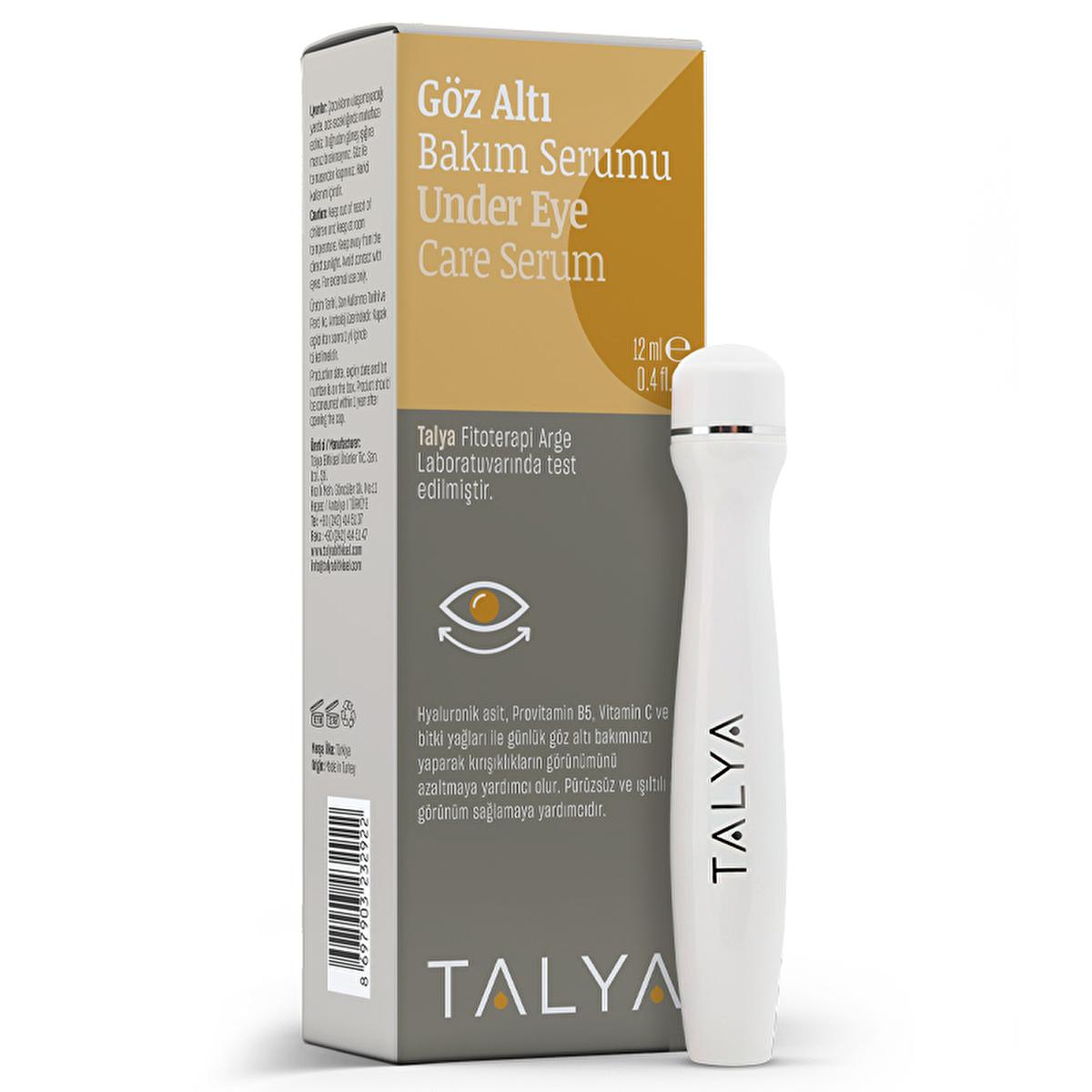 Talya Under Eye Serum Roll-On - Hyaluronic Acid & Vitamin C Eye Care for Dark Circles & Fine Lines Talya Under Eye Serum Roll-On - Hyaluronic Acid Eye Care Under Eye Serum, Eye Care Roll-On, Hyaluronic Acid Serum, Anti-Aging Eye Cream, Natural Skincare, Dark Circle Treatment, Fine Line Reduction, Skincare Routine, Eye Care, Cosmetic Serum, Roll-On Applicator, Vitamin C Serum, Provitamin B5, Skincare Essentials, Beauty Products, Under Eye Care, Hydrating Serum, Brightening Eye Cream, Skincare Gifts
