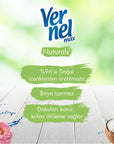 Vernel Concentrated Fabric Softener with Minerals & Coconut - 1440ml, Long-Lasting Fragrance & Natural Ingredients Vernel Concentrated Fabric Softener - Natural Ingredients & Long-Lasting Fragrance fabric softener, concentrated fabric softener, natural fabric softener, coconut fabric softener, long-lasting fragrance laundry, laundry care, premium laundry, natural ingredients, e vitamin enriched, softening clothes, fresh fragrance