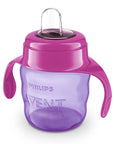 Philips Avent Sippy Cup for Baby Girls 6+ Months - Leak Proof Training Cup, 7 oz - Easy Grip, BPA Free Philips Avent Sippy Cup for Girls 6+ Months - Training Cup sippy cup, baby sippy cup, training cup, Philips Avent sippy cup, sippy cup for 6 month old, baby cup for girls, leak proof sippy cup, baby feeding cup, sippy cup, baby cup, training cup, Philips Avent, avent cup, 6 month old, cup for girls, leak proof, baby feeding, baby, infant, toddler, feeding supplies, baby essentials, spill proof cup, easy gr