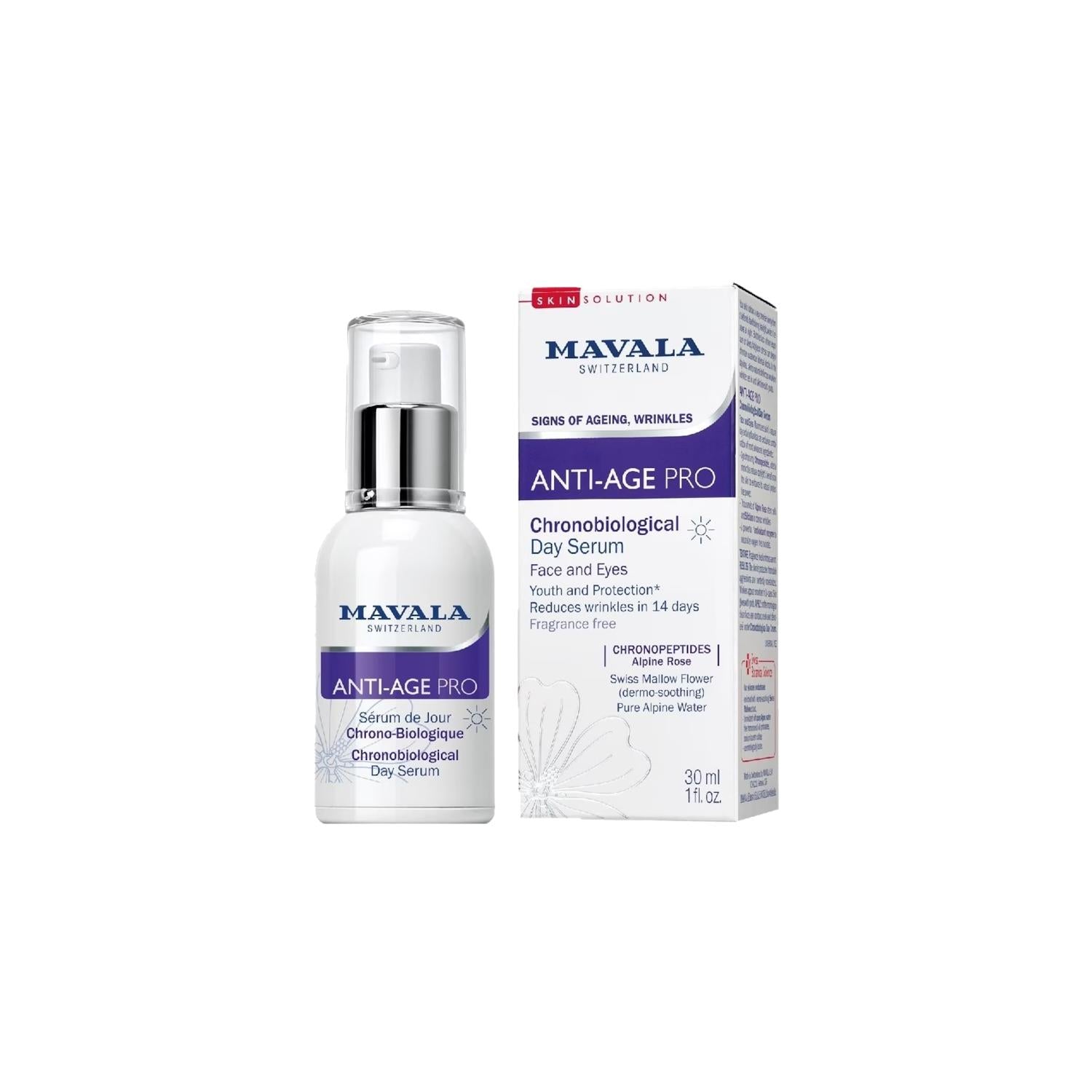 Mavala Anti-Aging Day Serum with Chronobiological Benefits - 30ml, Anti-Wrinkle Skincare for Daytime Protection Mavala Anti-Aging Day Serum - Chronobiological Skincare anti-aging day serum, Mavala skincare, chronobiological serum, daytime skincare, anti-ageing cream, skincare, beauty products, anti-wrinkle serum, daytime protection, skin nourishment, anti-aging skincare, skincare routine, morning skincare