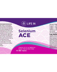Life In Selenium - Vitamin C, A & Selenium Dietary Supplement Tablet for Immunity & Antioxidant Support - Adults & - view 2