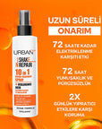 Urban Care Shake N Repair: 10-in-1 Leave-In Hair Care Spray - Heat Protection, Damage Repair, Frizz Control, Vegan - 6.76 fl oz Urban Care Hair Spray: Heat Protection, Frizz Control, Vegan hair care spray, leave-in conditioner, dry hair treatment, damaged hair repair, heat protectant spray, frizz control spray, vegan hair care, hyaluronic acid hair spray, UV protection hair spray, 10-in-1 hair treatment, hair spray, conditioner, hair repair, heat protection, frizz control, vegan, hyaluronic acid, UV protect