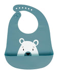 Sevi Bebe Silicone Baby Bib - Waterproof, Adjustable, and Easy to Clean for Mess-Free Mealtime - image 4