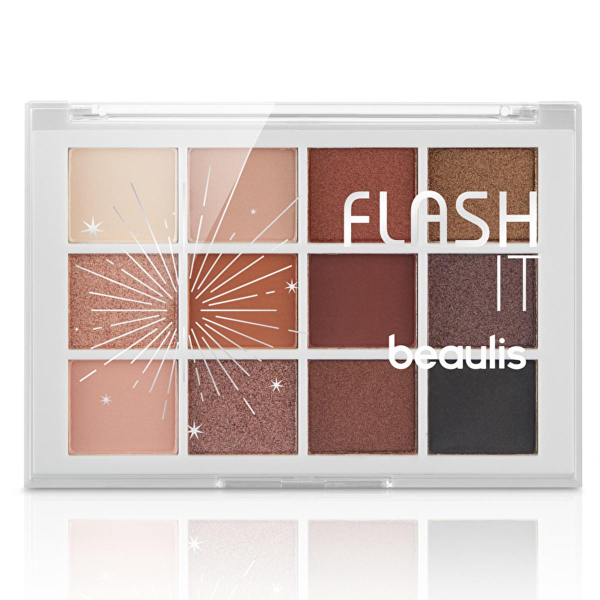 Beaulis Makeup Eyeshadow Palette - 12 Shades for Versatile Eye Makeup, Matte & Shimmer Finishes Beaulis 12-Shade Eyeshadow Palette - Matte & Shimmer Makeup Eyeshadow Palette, Beaulis Flash It, 12 Eyeshadow Shades, Matte and Shimmer Eyeshadows, Versatile Eye Makeup, Eyeshadow Palette, Makeup for Eyes, Eye Makeup Essentials, Beauty Products, Cosmetics, Makeup Palette, Eye Shadow, Beaulis Makeup, Makeup for Day and Night, Versatile Makeup, Makeup Creativity