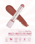 Show by Pastel Waterproof Eyeshadow & Eyeliner - Long-Lasting Matte Finish Eye Paint with Acmella Flower Waterproof Eyeshadow & Eyeliner - Show by Pastel Waterproof Eyeshadow, Eyeliner, Long-lasting Makeup, Matte Finish Eye Paint, Cosmetic with Acmella Flower, Smudge-Proof Makeup, Durable Eye Makeup, Easy-to-Apply Eye Shadow and Liner, Waterproof Cosmetics, Makeup for Busy Lifestyles, Special Occasion Makeup