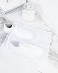 Ocean Home Shoe Washing Bag - White, 35x40cm - Protects & Cleans Delicate Shoes