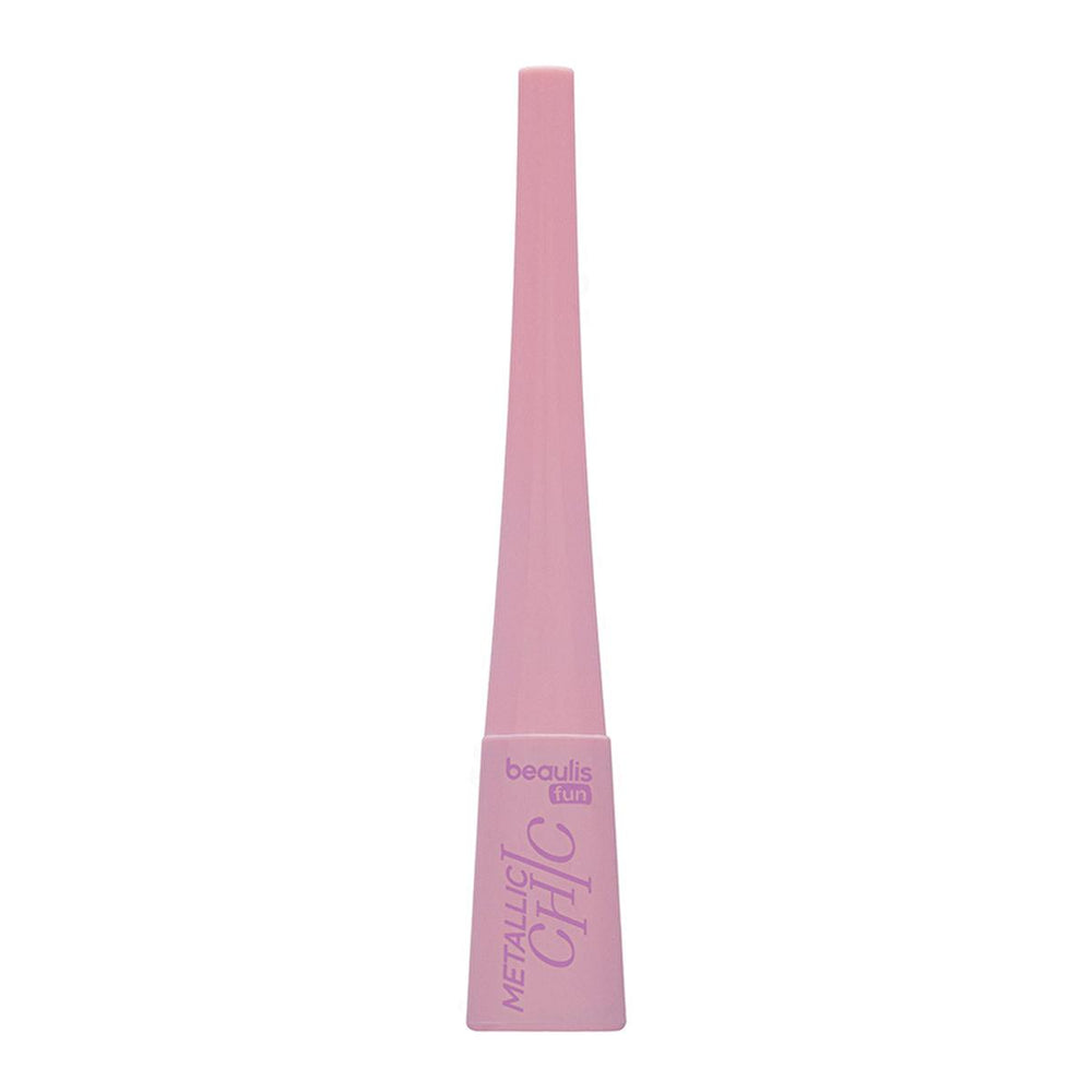 Beaulis Metallic Eyeliner - Beaulis Fun Metalik Dipliner 605 Pink Sparkle, Liquid Eyeliner for Glamorous Eye Makeup - view 4