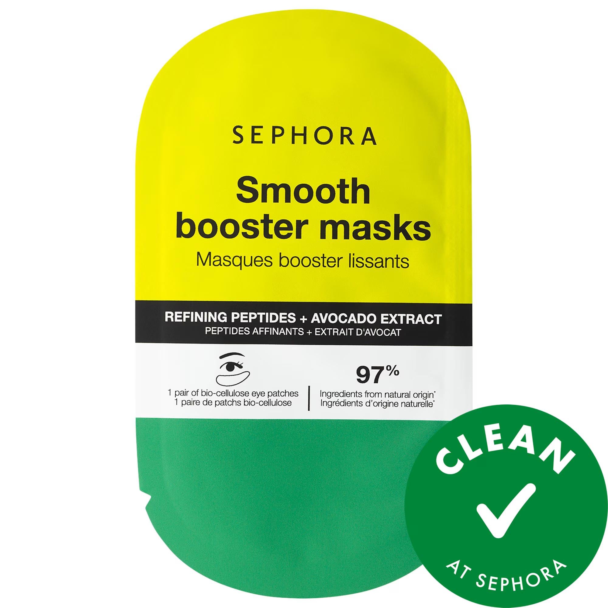 Booster Eye Mask Smooth + Peptides - Natural Dark Circle Treatment & Fine Line Reduction Booster Eye Mask Smooth + Peptides - Natural Dark Circle Treatment Eye Mask, Peptides, Natural Skincare, Vegan Skincare, Dark Circle Treatment, Fine Line Reduction, Skincare for Sensitive Skin, Booster, Skincare, Masks, Eye Care, Anti-Aging, Natural Ingredients, Vegan, Gluten-Free, Cruelty-Free, Recyclable Packaging