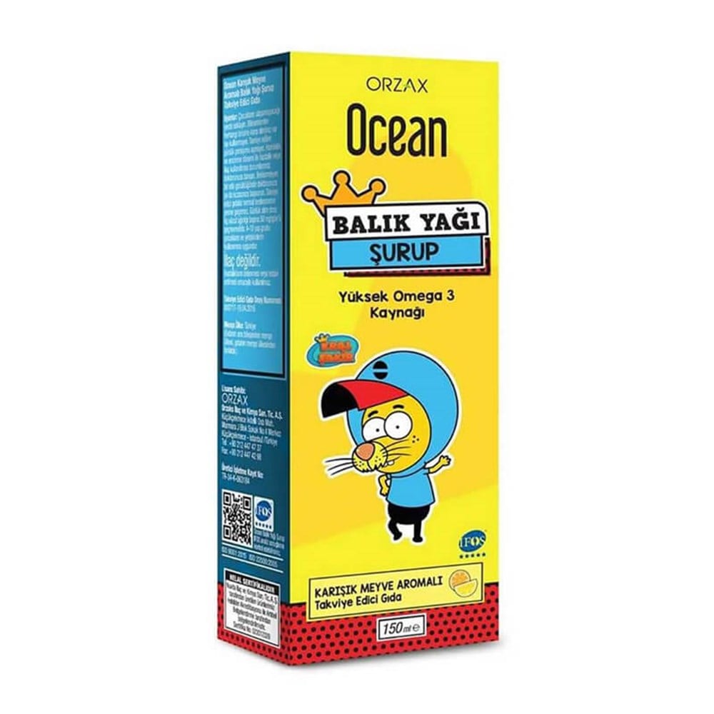 Ocean Fish Oil Syrup 150ml - Vitamin & Supplement