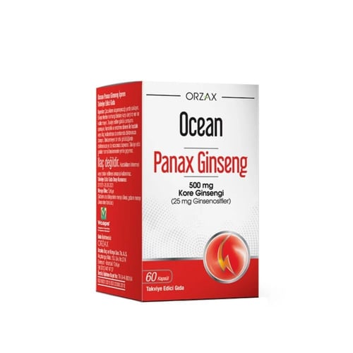 Ocean Panax Ginseng 500 mg 60 Capsules