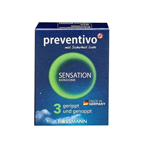 Preventivo Condoms - Travel Size 3-Pack with Variety of Sensations for Intimacy and Contraception Preventivo Condoms - Travel Size for Intimacy condoms,travel size condoms,sensation condoms,Preventivo condoms,contraception,adult protection,intimacy enhancement,discreet packaging,portable contraception,STI prevention,relationship essentials,personal care,sexual health