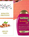 OGX Keratin Oil Conditioner for Strong & Smooth Hair 385 ml