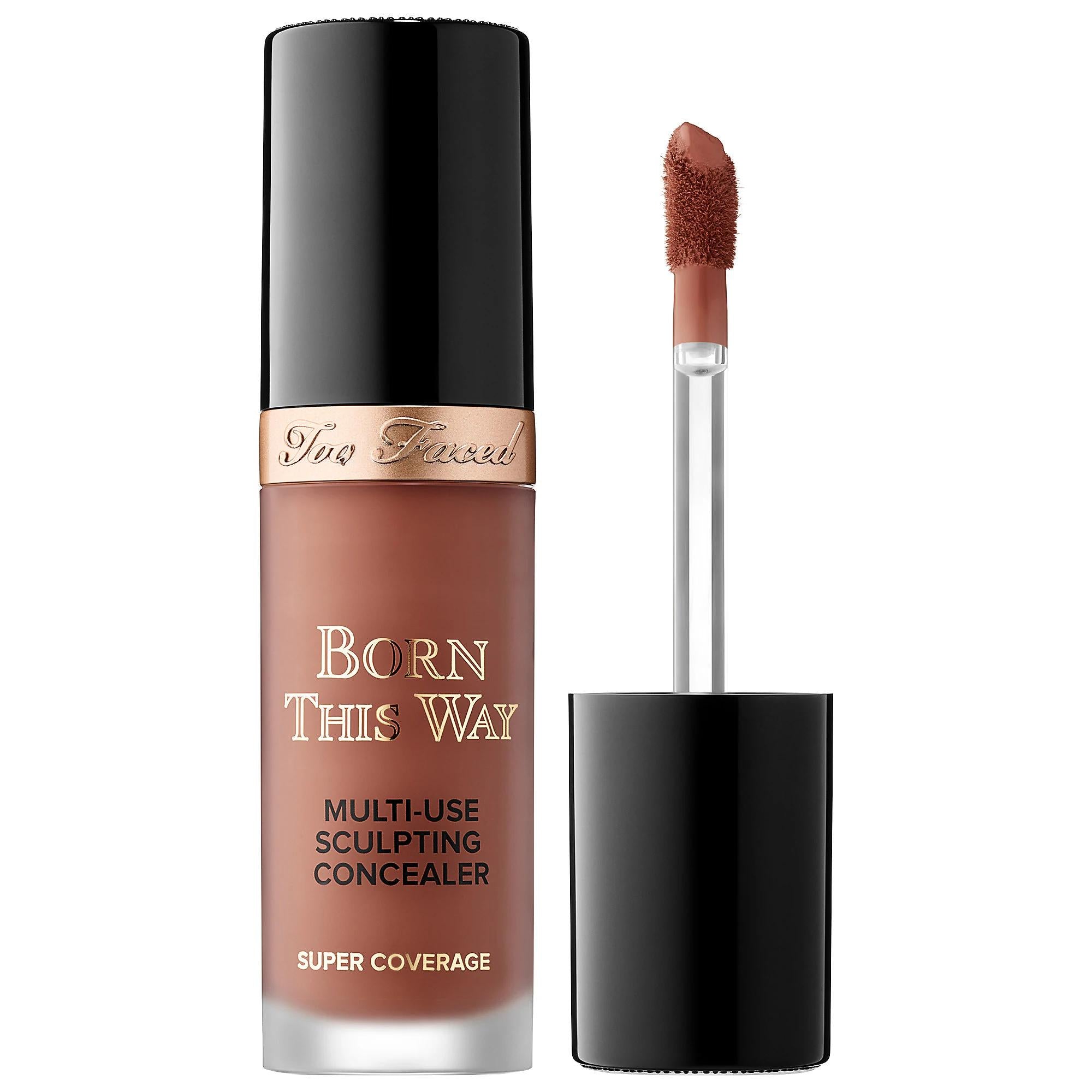 Born This Way Full Coverage Hydrating Concealer: Natural Finish, Vegan & Cruelty-Free - For Flawless Skin, 4-in-1 Conceals, Contours & Highlights Born This Way Concealer: Full Coverage, Hydrating, Vegan - Shop Now! full coverage concealer, natural finish concealer, hydrating concealer, vegan concealer, cruelty-free concealer, long wearing concealer, Born This Way concealer, concealer for flawless skin, hyaluronic acid concealer, non-comedogenic concealer, concealer, face makeup, cosmetics, full coverage mak
