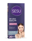 Sesu Sensitive Skin Wax Strips for Facial & Body Hair Removal - Gentle, Sugar-Free, Calendula Infused Sesu Sensitive Skin Wax Strips - Gentle & Effective Hair Removal sensitive skin wax strips, facial wax strips, body wax strips for sensitive areas, Calendula Officinalis wax strips, sugar-free wax strips, gentle hair removal, natural ingredients, honey-infused wax strips, effective on short hairs, quick hair removal, beauty essentials, personal care, skincare, hair removal for sensitive skin