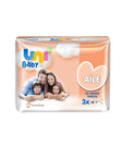 Uni Baby Family Wet Wipes Gentle Cleansing 3x52 Pack