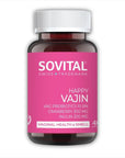 Sovital Happy Vajin: Cranberry Probiotic Capsules for Women's Vaginal & UTI Health - Support Vaginal Flora, Prevent UTIs, & Boost Immunity Sovital Happy Vajin: Cranberry Probiotic for UTI & Vaginal Health vaginal health supplement, cranberry probiotic capsules, UTI prevention supplement, probiotic supplement for women, inulin probiotic, Sovital Happy Vajin, women's health supplements, vaginal flora support, women's health, vaginal health, UTI prevention, probiotics, cranberry extract, inulin, vitamin C, die