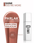 Flormar Shine Kiss Me More Liquid Lipstick - Long-Lasting Hydrating Lip Color with Shiny Finish - view 4