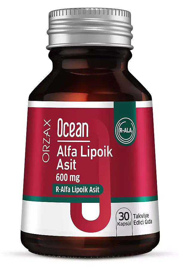 Orzax Ocean Alpha Lipoic Acid 600 mg Antioxidant Support 30 Capsules