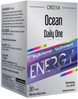 Orzax Ocean Daily One Energy - 30 Tablets | Multivitamin & Mineral