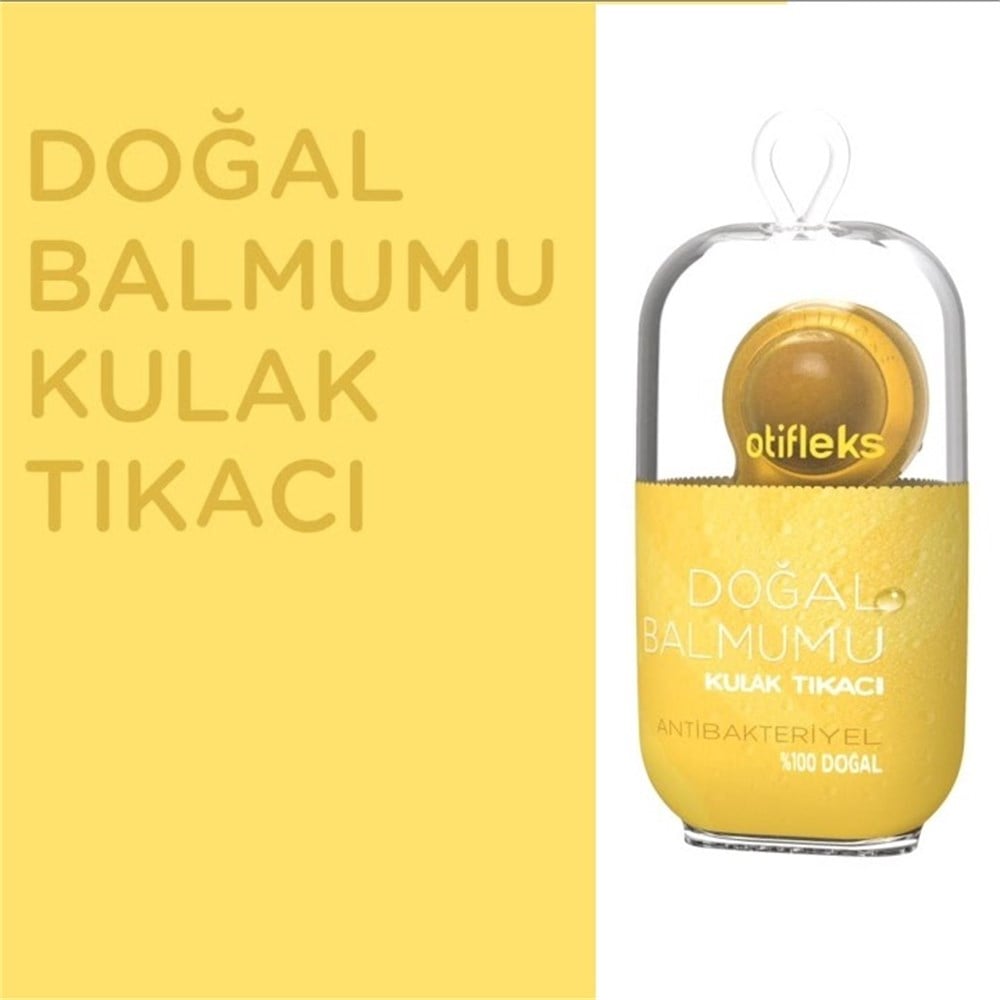 Otifleks Natural Beeswax Ear Plug Set of 4