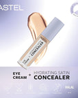 Pastel Eye Cream and Hydrating Satin Concealer Duo for Dark Circles - 0.15 fl oz Pastel Eye Cream & Concealer for Dark Circles eye cream, hydrating concealer, under-eye care, dark circle concealer, skincare for all skin types, makeup, cosmetics, beauty products, skincare routine, under-eye treatment, conceal dark circles, hydration, nourishment, radiant eyes, smooth appearance, long-lasting, compact size, on-the-go, daily skincare, beauty essentials