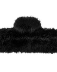 Eklips Rectangular Claw Hair Clip in Matte Black
