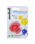 Steriball Lemon Scented Manual Toothbrush Protector Red
