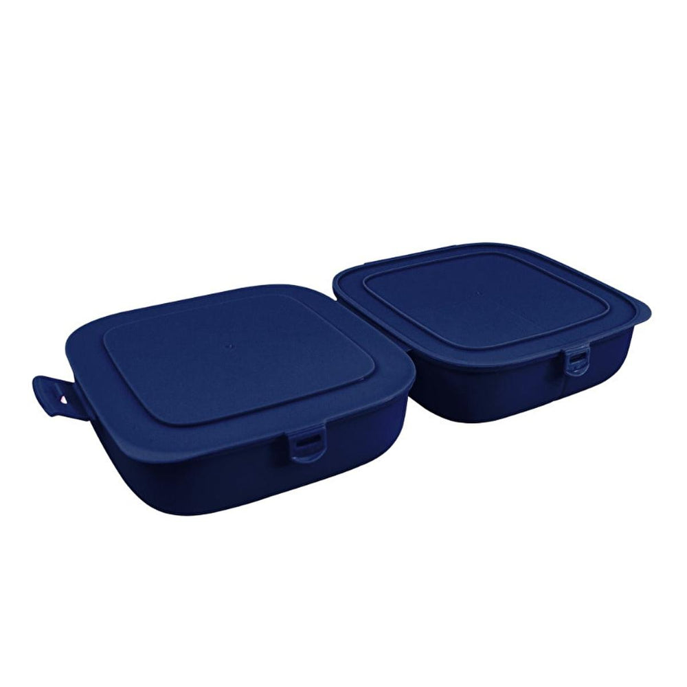 Decobella Double-Lid Food Container - Portable, Compartmentalized Lunch Box for Kids and Adults - view 3