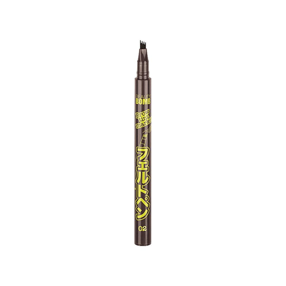 Beauty Bomb Microblade Effect Eyebrow Pencil 02 - Medium Brown