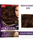 Wella Koleston Supreme Dark Brown Hair Dye 3/0 - Intense Color, Gray Coverage & Shine - Permanent At-Home Hair Color Kit Wella Koleston Dark Brown Hair Dye: Gray Coverage & Vibrant Color hair dye, dark brown hair dye, Koleston Supreme, at home hair color, gray coverage hair dye, permanent hair color, hair coloring kit, hair color with oil treatment, long lasting hair color, hair color, dark brown hair, gray coverage, at-home color, permanent color, coloring kit, oil treatment, long-lasting, hair, beauty, pe