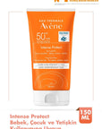 Avene Intense Protect SPF 50+ Sunscreen for Babies, Children & Adults - Water-Resistant, Broad-Spectrum Protection Avene Intense Protect SPF 50+ Sunscreen for Family sunscreen for babies and children, high SPF sunscreen, water-resistant sunscreen, broad-spectrum sun protection, non-greasy sunscreen, family sunscreen, Avene, SPF 50+, outdoor protection, skin protection, sun care, dermatologist recommended, gentle sunscreen, effective sunblock