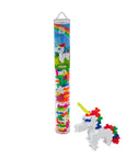 Plus Plus Unicorn Building Blocks Toy - 100 Piece Reusable Storage Container, Creative Learning Toy for Kids, Travel Friendly Plus Plus Unicorn Building Blocks Toy - 100 Pieces Plus Plus Unicorn, Building Blocks Toy, Creative Learning Toy, Reusable Storage, Travel Friendly Toy, Educational Toy, Kids Toy, Children's Toy, Denmark, Imaginative Play, Creative Play, Developmental Toy